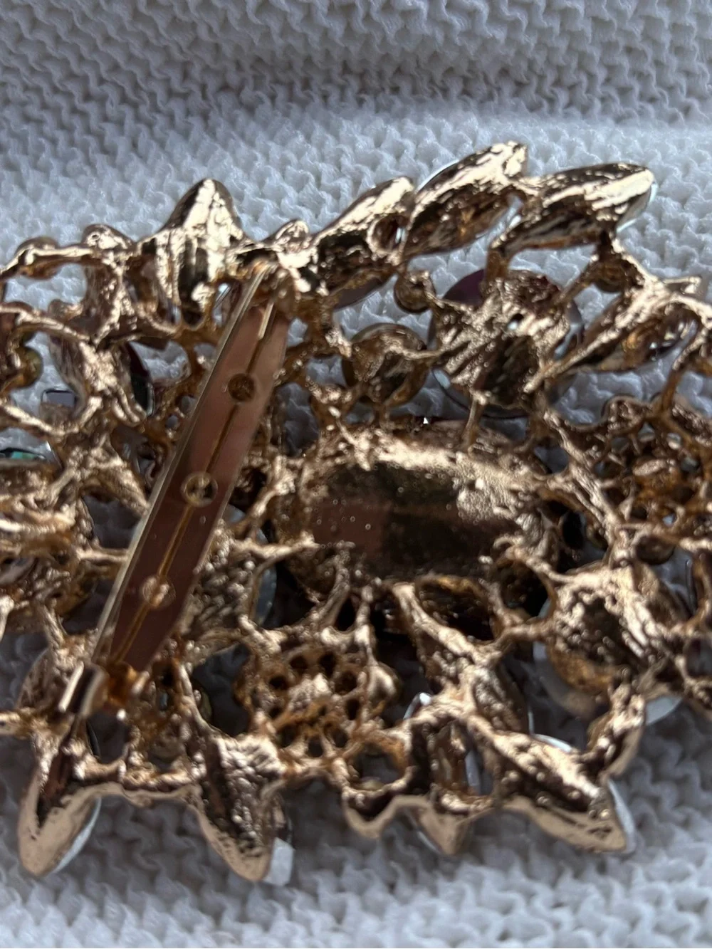 Purple Statement Crystal Brooch - Women Jewelry